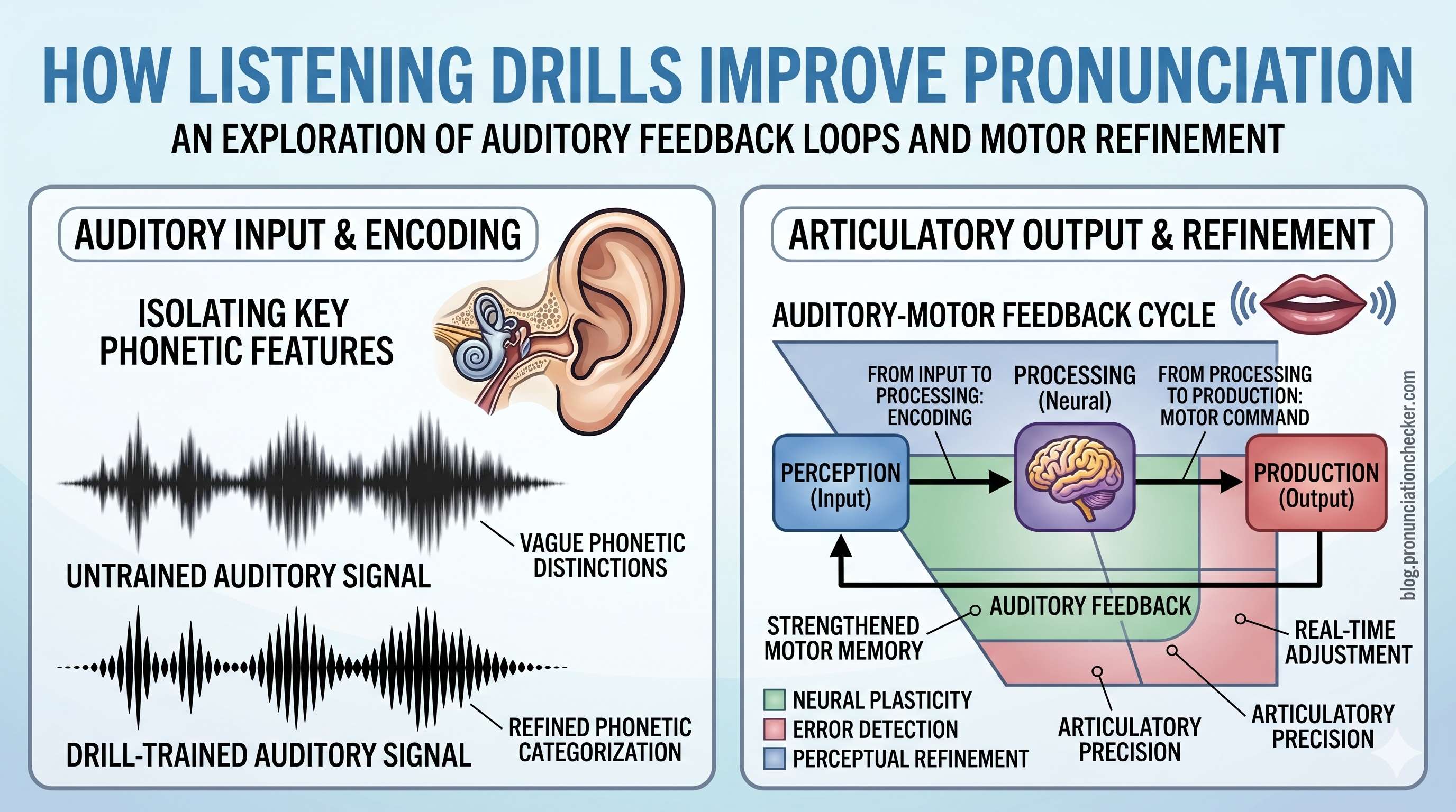 How listening drills improve pronunciation - Cover Image