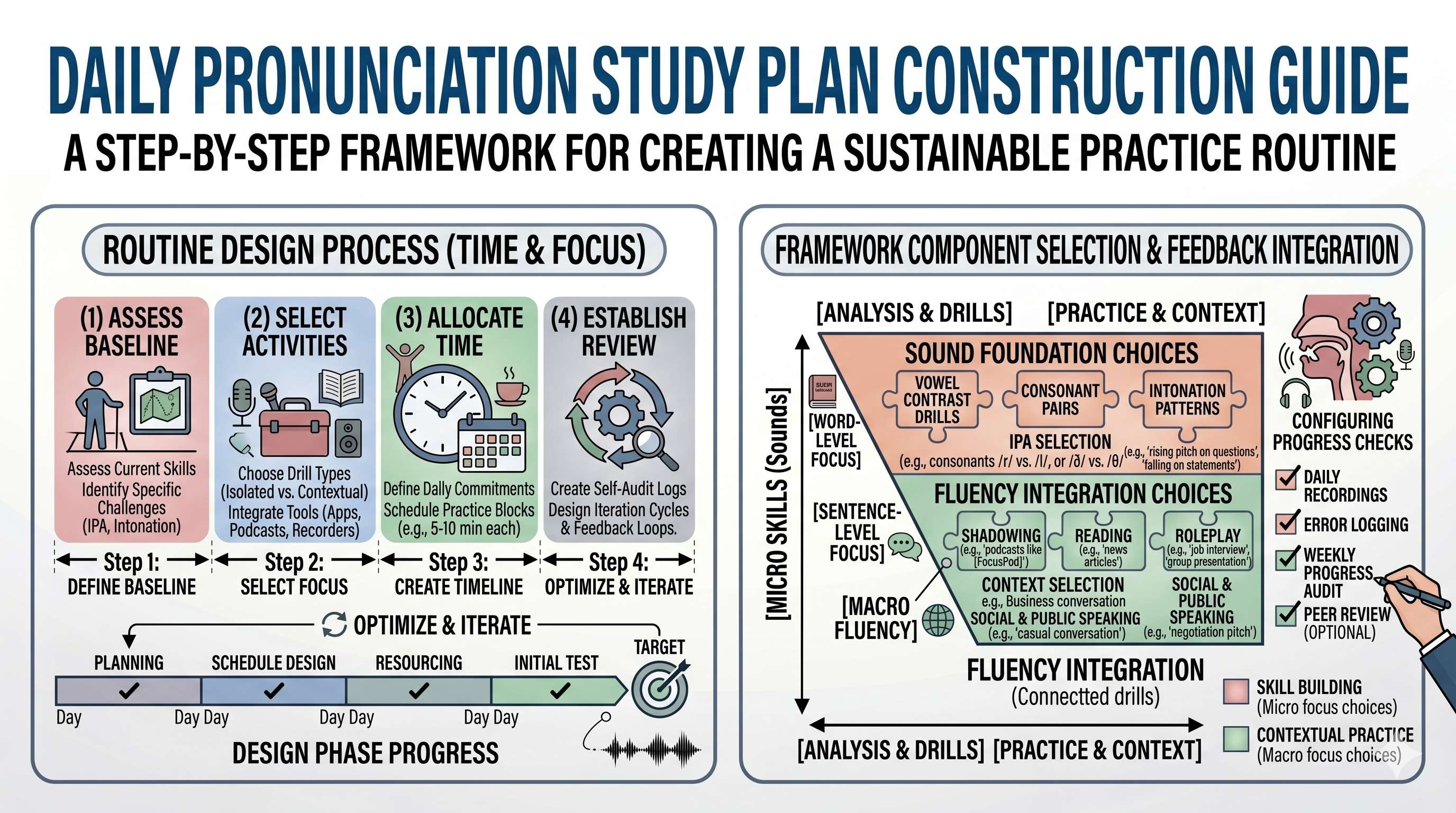 How to build a daily pronunciation study plan - Cover Image
