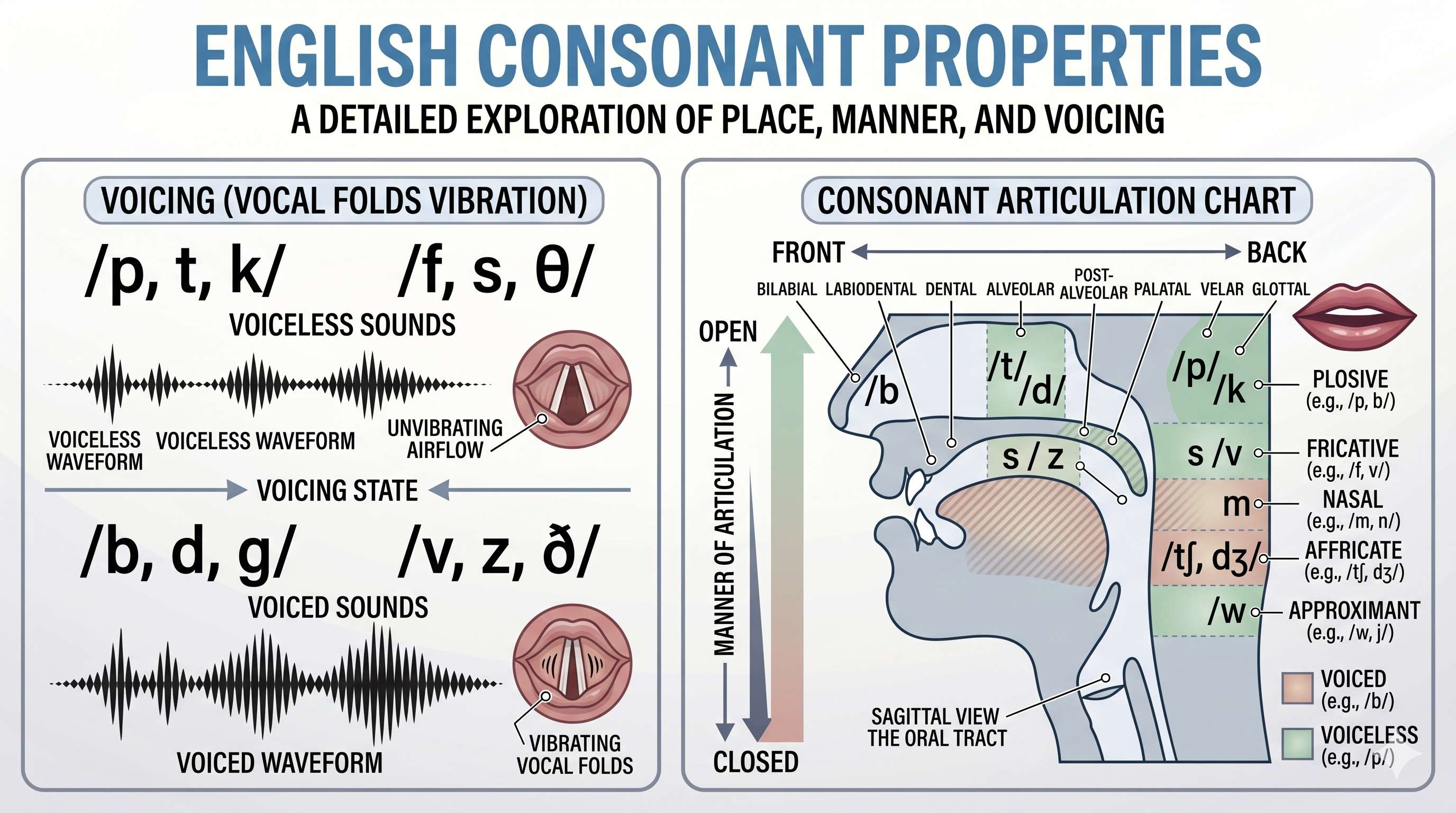 How to read the consonant chart place manner voicing - Cover Image