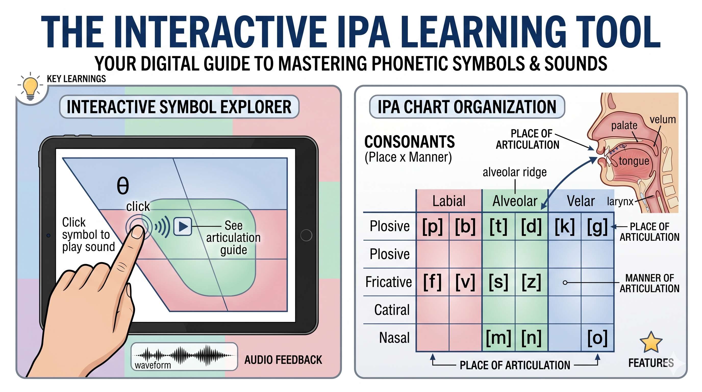 International phonetic alphabet interactive learning tool - Cover Image