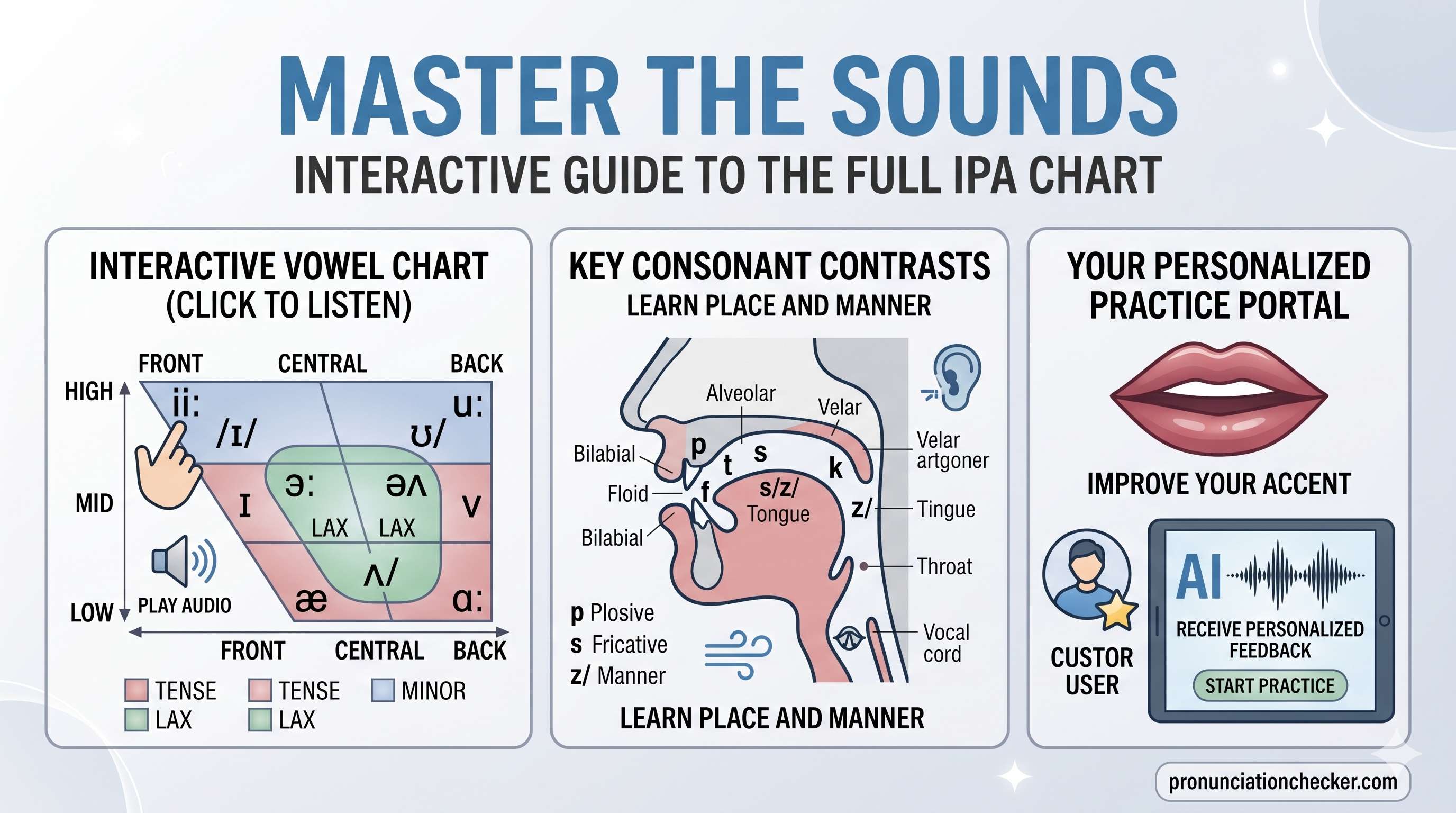 Master the sounds interactive guide full ipa chart - Cover Image
