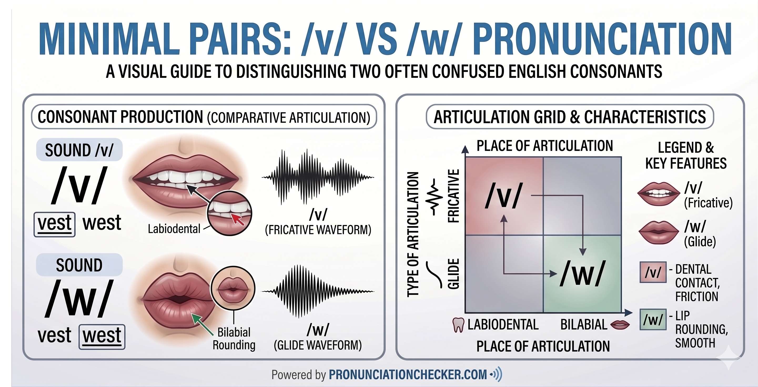 Minimal pairs v vs w pronunciation - Cover Image