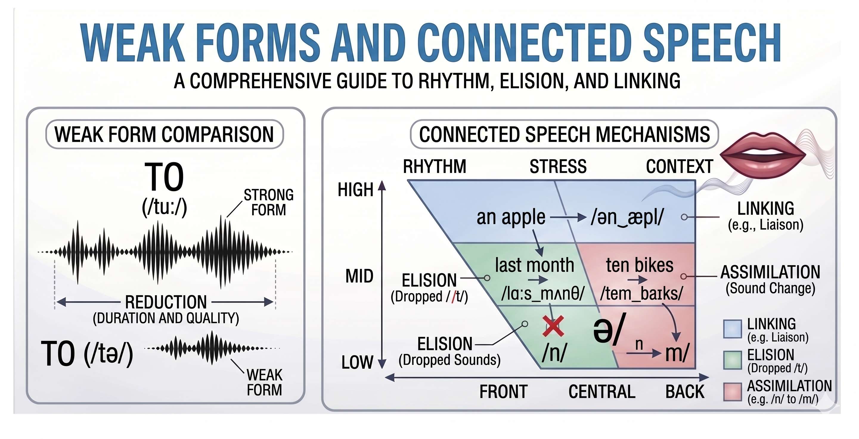Weak forms and connected speech - Cover Image