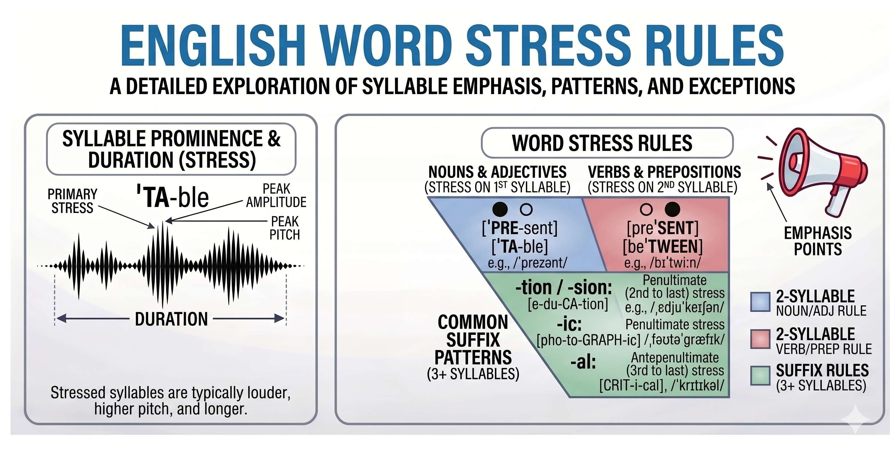 Word stress rules in english - Cover Image